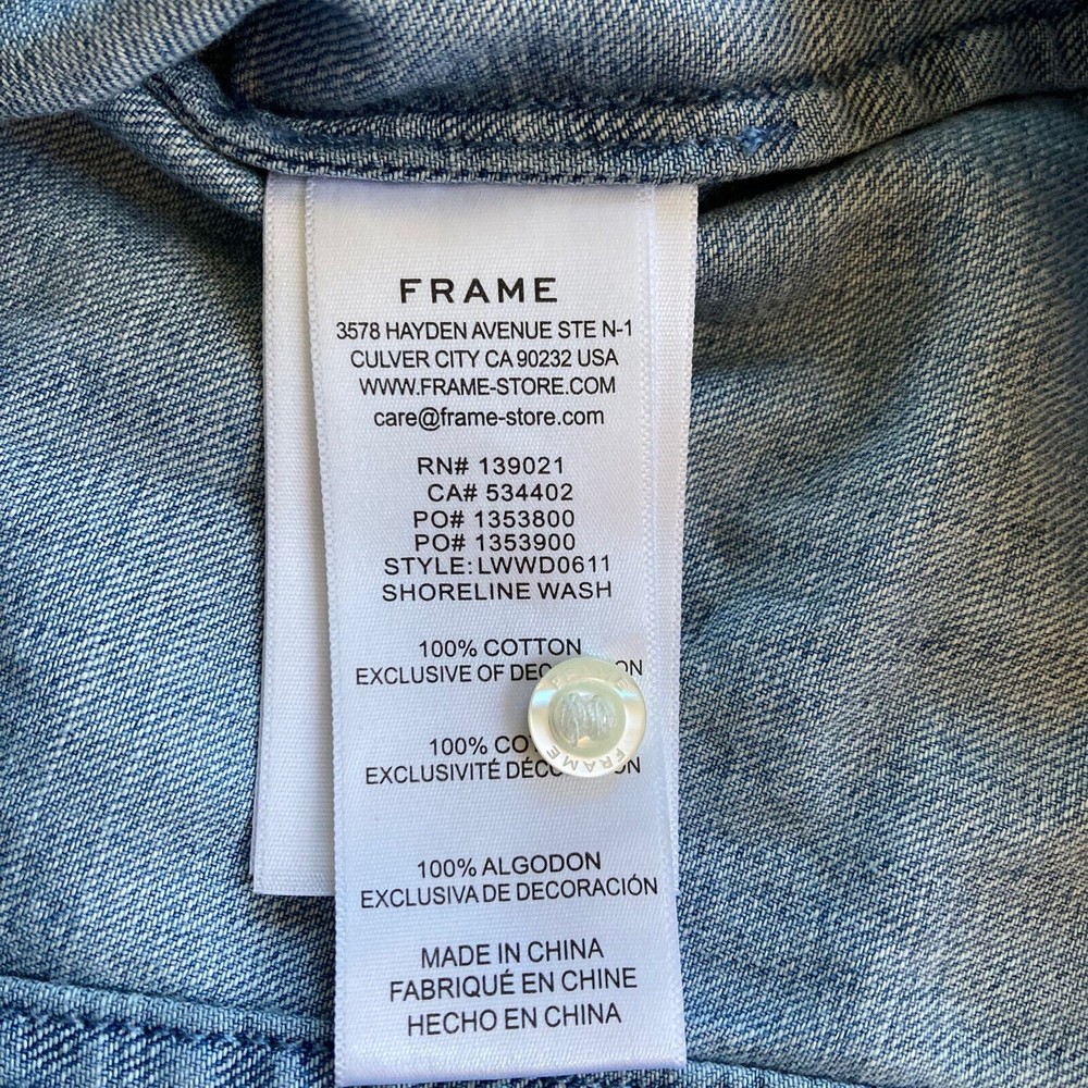 Frame Denim Blue Mini Dress - Picture 4 of 8